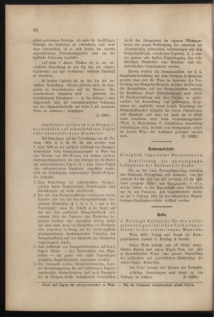 Verordnungs- und Anzeige-Blatt der k.k. General-Direction der österr. Staatsbahnen 19010406 Seite: 10