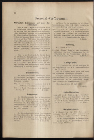 Verordnungs- und Anzeige-Blatt der k.k. General-Direction der österr. Staatsbahnen 19010420 Seite: 2