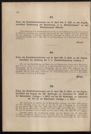 Verordnungs- und Anzeige-Blatt der k.k. General-Direction der österr. Staatsbahnen 19010427 Seite: 2