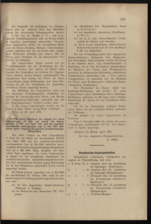 Verordnungs- und Anzeige-Blatt der k.k. General-Direction der österr. Staatsbahnen 19010511 Seite: 15