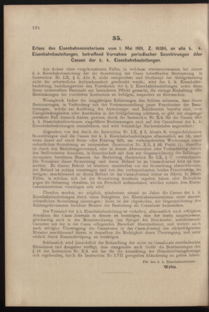 Verordnungs- und Anzeige-Blatt der k.k. General-Direction der österr. Staatsbahnen 19010511 Seite: 8