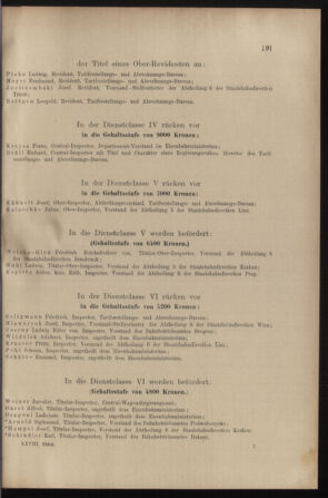 Verordnungs- und Anzeige-Blatt der k.k. General-Direction der österr. Staatsbahnen 19010622 Seite: 15