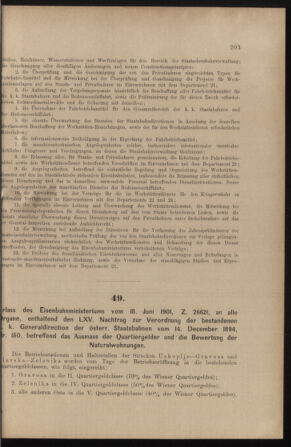 Verordnungs- und Anzeige-Blatt der k.k. General-Direction der österr. Staatsbahnen 19010629 Seite: 5