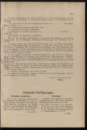 Verordnungs- und Anzeige-Blatt der k.k. General-Direction der österr. Staatsbahnen 19010713 Seite: 7