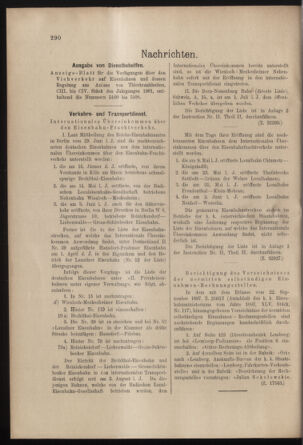 Verordnungs- und Anzeige-Blatt der k.k. General-Direction der österr. Staatsbahnen 19010727 Seite: 8