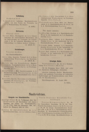 Verordnungs- und Anzeige-Blatt der k.k. General-Direction der österr. Staatsbahnen 19010803 Seite: 7