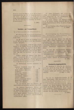 Verordnungs- und Anzeige-Blatt der k.k. General-Direction der österr. Staatsbahnen 19010803 Seite: 8