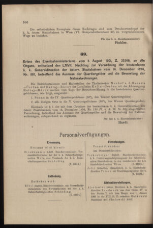 Verordnungs- und Anzeige-Blatt der k.k. General-Direction der österr. Staatsbahnen 19010809 Seite: 4