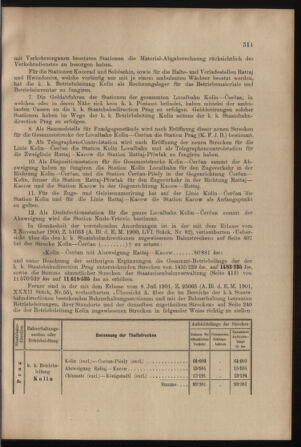 Verordnungs- und Anzeige-Blatt der k.k. General-Direction der österr. Staatsbahnen 19010814 Seite: 3