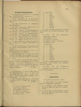 Verordnungs- und Anzeige-Blatt der k.k. General-Direction der österr. Staatsbahnen 19010817 Seite: 7