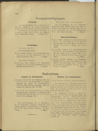 Verordnungs- und Anzeige-Blatt der k.k. General-Direction der österr. Staatsbahnen 19010824 Seite: 6