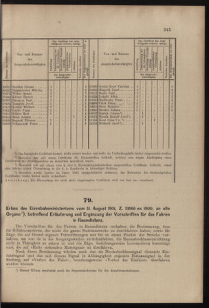 Verordnungs- und Anzeige-Blatt der k.k. General-Direction der österr. Staatsbahnen 19010907 Seite: 3