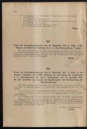 Verordnungs- und Anzeige-Blatt der k.k. General-Direction der österr. Staatsbahnen 19010928 Seite: 2