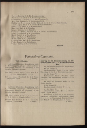 Verordnungs- und Anzeige-Blatt der k.k. General-Direction der österr. Staatsbahnen 19011023 Seite: 3