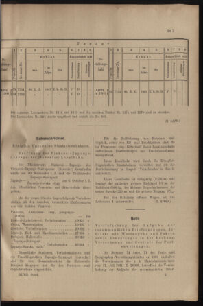 Verordnungs- und Anzeige-Blatt der k.k. General-Direction der österr. Staatsbahnen 19011023 Seite: 5