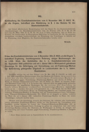 Verordnungs- und Anzeige-Blatt der k.k. General-Direction der österr. Staatsbahnen 19011116 Seite: 5