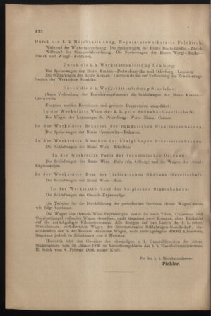 Verordnungs- und Anzeige-Blatt der k.k. General-Direction der österr. Staatsbahnen 19011123 Seite: 2