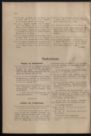 Verordnungs- und Anzeige-Blatt der k.k. General-Direction der österr. Staatsbahnen 19011123 Seite: 4