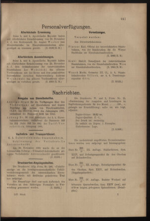 Verordnungs- und Anzeige-Blatt der k.k. General-Direction der österr. Staatsbahnen 19011207 Seite: 9