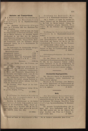 Verordnungs- und Anzeige-Blatt der k.k. General-Direction der österr. Staatsbahnen 19011214 Seite: 5