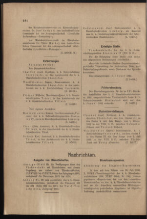 Verordnungs- und Anzeige-Blatt der k.k. General-Direction der österr. Staatsbahnen 19011230 Seite: 6