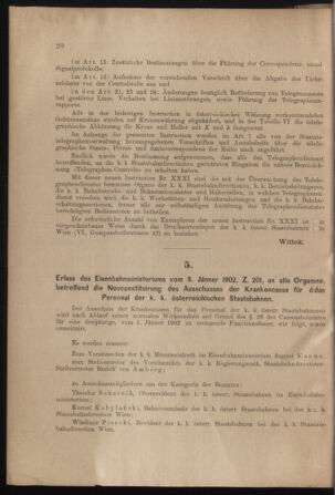 Verordnungs- und Anzeige-Blatt der k.k. General-Direction der österr. Staatsbahnen 19020118 Seite: 2