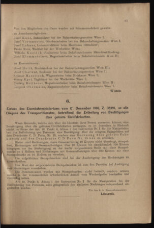 Verordnungs- und Anzeige-Blatt der k.k. General-Direction der österr. Staatsbahnen 19020118 Seite: 3