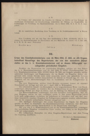 Verordnungs- und Anzeige-Blatt der k.k. General-Direction der österr. Staatsbahnen 19020329 Seite: 4