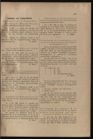 Verordnungs- und Anzeige-Blatt der k.k. General-Direction der österr. Staatsbahnen 19020517 Seite: 15