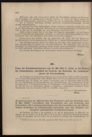 Verordnungs- und Anzeige-Blatt der k.k. General-Direction der österr. Staatsbahnen 19020531 Seite: 2