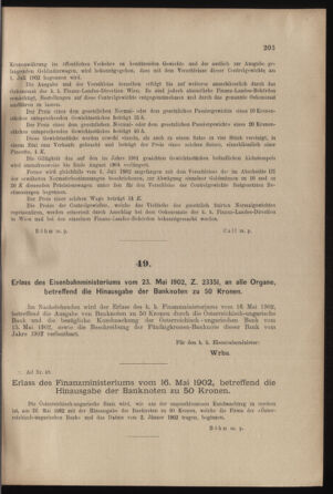 Verordnungs- und Anzeige-Blatt der k.k. General-Direction der österr. Staatsbahnen 19020531 Seite: 3