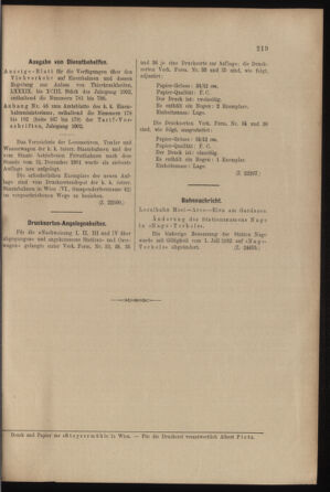 Verordnungs- und Anzeige-Blatt der k.k. General-Direction der österr. Staatsbahnen 19020614 Seite: 5