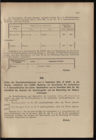 Verordnungs- und Anzeige-Blatt der k.k. General-Direction der österr. Staatsbahnen 19020920 Seite: 5