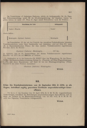 Verordnungs- und Anzeige-Blatt der k.k. General-Direction der österr. Staatsbahnen 19020927 Seite: 9