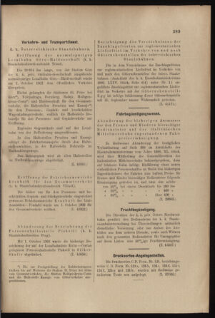 Verordnungs- und Anzeige-Blatt der k.k. General-Direction der österr. Staatsbahnen 19021011 Seite: 7