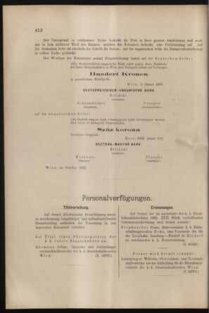 Verordnungs- und Anzeige-Blatt der k.k. General-Direction der österr. Staatsbahnen 19021018 Seite: 22