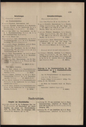 Verordnungs- und Anzeige-Blatt der k.k. General-Direction der österr. Staatsbahnen 19021018 Seite: 23