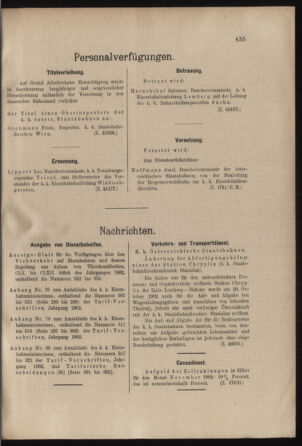 Verordnungs- und Anzeige-Blatt der k.k. General-Direction der österr. Staatsbahnen 19021025 Seite: 7