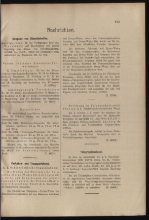 Verordnungs- und Anzeige-Blatt der k.k. General-Direction der österr. Staatsbahnen 19021031 Seite: 15