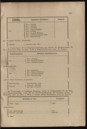 Verordnungs- und Anzeige-Blatt der k.k. General-Direction der österr. Staatsbahnen 19021031 Seite: 25