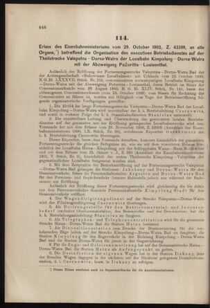 Verordnungs- und Anzeige-Blatt der k.k. General-Direction der österr. Staatsbahnen 19021031 Seite: 8