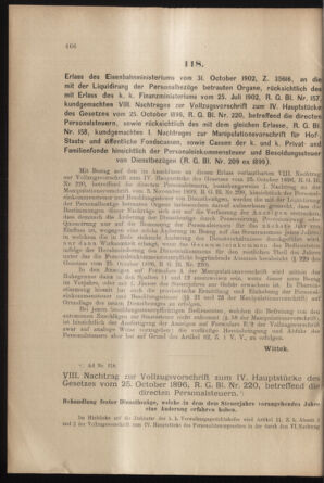 Verordnungs- und Anzeige-Blatt der k.k. General-Direction der österr. Staatsbahnen 19021108 Seite: 2