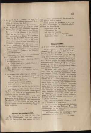 Verordnungs- und Anzeige-Blatt der k.k. General-Direction der österr. Staatsbahnen 19021206 Seite: 11