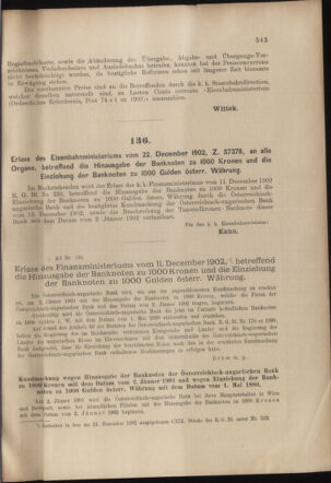 Verordnungs- und Anzeige-Blatt der k.k. General-Direction der österr. Staatsbahnen 19021230 Seite: 3