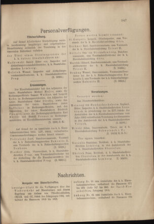 Verordnungs- und Anzeige-Blatt der k.k. General-Direction der österr. Staatsbahnen 19021230 Seite: 7