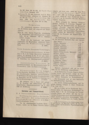 Verordnungs- und Anzeige-Blatt der k.k. General-Direction der österr. Staatsbahnen 19021230 Seite: 8