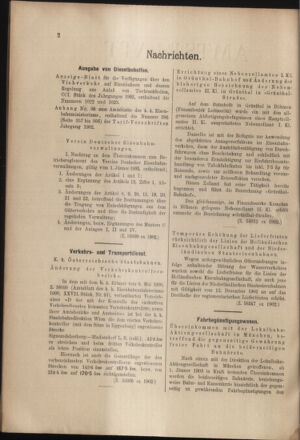 Verordnungs- und Anzeige-Blatt der k.k. General-Direction der österr. Staatsbahnen 19030103 Seite: 2