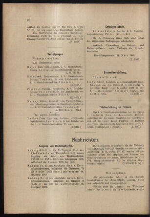 Verordnungs- und Anzeige-Blatt der k.k. General-Direction der österr. Staatsbahnen 19030307 Seite: 6