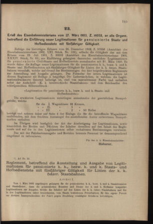 Verordnungs- und Anzeige-Blatt der k.k. General-Direction der österr. Staatsbahnen 19030331 Seite: 13