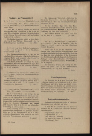 Verordnungs- und Anzeige-Blatt der k.k. General-Direction der österr. Staatsbahnen 19030411 Seite: 5